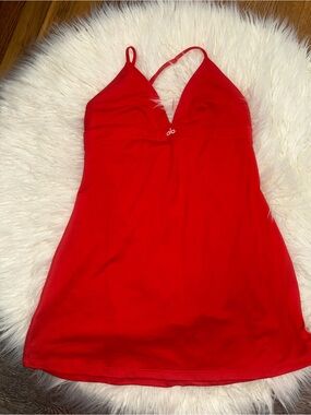 ALO bright red splendor dress